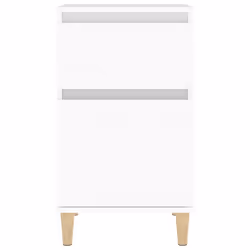 VidaXL 819692 nightstand/bedside table White - Additional view 6
