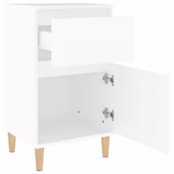 VidaXL 819692 nightstand/bedside table White - Additional view 8