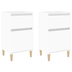 VidaXL 819693 nightstand/bedside table White