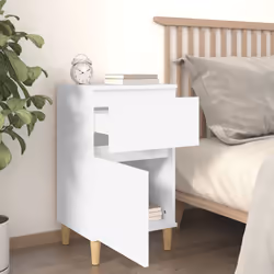 VidaXL 819693 nightstand/bedside table White