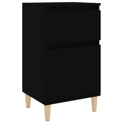 VidaXL 819694 nightstand/bedside table Black