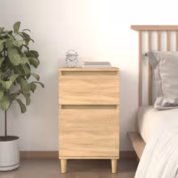 VidaXL 819698 nightstand/bedside table Oak - Additional view 2