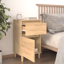 VidaXL 819698 nightstand/bedside table Oak - Additional view 3