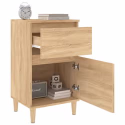 VidaXL 819698 nightstand/bedside table Oak - Additional view 5