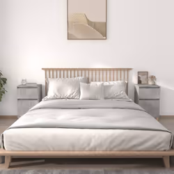 VidaXL 819701 nightstand/bedside table Concrete colour
