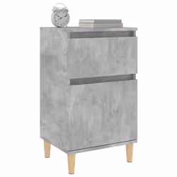 VidaXL 819701 nightstand/bedside table Concrete colour - Additional view 4