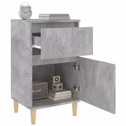 VidaXL 819701 nightstand/bedside table Concrete colour - Additional view 5