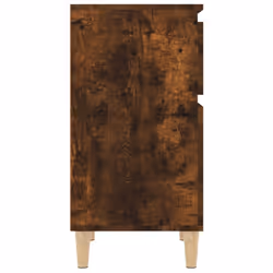 vidaXL Bedside Cabinets Bedside Table Nightstand Table Side Table End Table - smoked oak, 2 pcs - Additional view 6