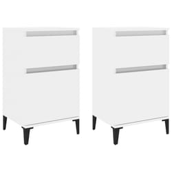 VidaXL 819713 nightstand/bedside table White