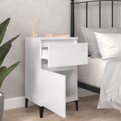 VidaXL 819713 nightstand/bedside table White