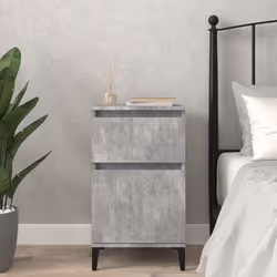 VidaXL 819716 nightstand/bedside table Concrete colour