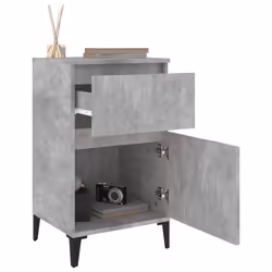 VidaXL 819716 nightstand/bedside table Concrete colour - Additional view 5