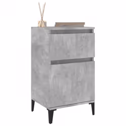VidaXL 819717 nightstand/bedside table Concrete colour - Additional view 4