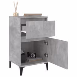 VidaXL 819717 nightstand/bedside table Concrete colour - Additional view 5