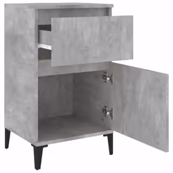 VidaXL 819717 nightstand/bedside table Concrete colour - Additional view 8