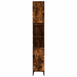 vidaXL Bathroom Cabinet Cupboard Washroom Storage Cabinet Engineered Wood - smoked oak - Additional view 6