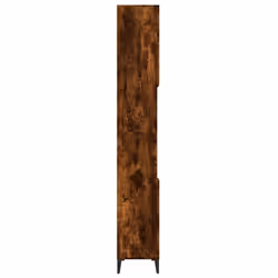vidaXL Bathroom Cabinet Cupboard Washroom Storage Cabinet Engineered Wood - smoked oak - Additional view 7