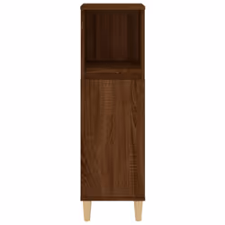 vidaXL Bathroom Cabinet Cupboard Washroom Storage Cabinet Engineered Wood - brown oak - Additional view 6