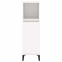 vidaXL Bathroom Cabinet Cupboard Washroom Storage Cabinet Engineered Wood - white - Additional view 6