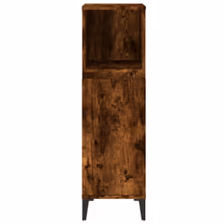 vidaXL Bathroom Cabinet Cupboard Washroom Storage Cabinet Engineered Wood - smoked oak - Additional view 6