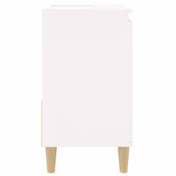 vidaXL Bathroom Cabinet Cupboard Washroom Storage Cabinet Engineered Wood - white - Additional view 7