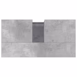 vidaXL Bathroom Cabinet Cupboard Washroom Storage Cabinet Engineered Wood - concrete grey - Additional view 8