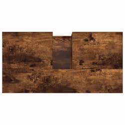 vidaXL Bathroom Cabinet Cupboard Washroom Storage Cabinet Engineered Wood - smoked oak - Additional view 8