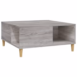 vidaXL Coffee Table Engineered Wood Accent End Sofa Tea Table Multi Colours - grey sonoma