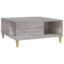 vidaXL Coffee Table Engineered Wood Accent End Sofa Tea Table Multi Colours - grey sonoma