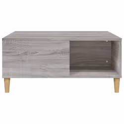vidaXL Coffee Table Engineered Wood Accent End Sofa Tea Table Multi Colours - grey sonoma - Additional view 4