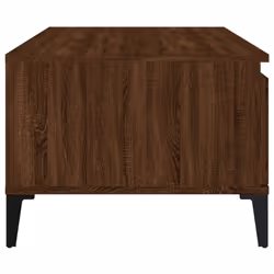 vidaXL Coffee Table Engineered Wood End Sofa Table with Drawer Multi Colours - brown oak - Additional view 7