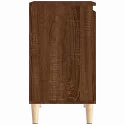 vidaXL Sink Cabinet Vanity Unit Storage Under Sink Cabinet Engineered Wood - brown oak - Additional view 7