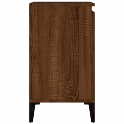 vidaXL Sink Cabinet Vanity Unit Storage Under Sink Cabinet Engineered Wood - brown oak - Additional view 7