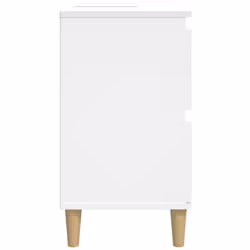 vidaXL Sink Cabinet Vanity Unit Under Sink Cabinet Sonoma Oak Engineered Wood - white - Additional view 6