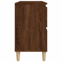 vidaXL Sink Cabinet Vanity Unit Under Sink Cabinet Sonoma Oak Engineered Wood - brown oak - Additional view 6
