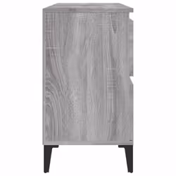 vidaXL Sink Cabinet Vanity Unit Storage Under Sink Cabinet Engineered Wood - grey sonoma - Additional view 6