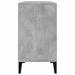 vidaXL Sink Cabinet Vanity Unit Storage Under Sink Cabinet Engineered Wood - concrete grey - Additional view 7