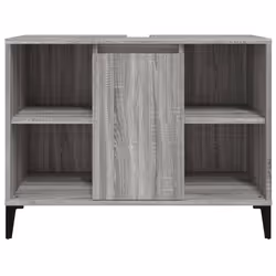vidaXL Sink Cabinet Vanity Unit Storage Under Sink Cabinet Engineered Wood - grey sonoma - Additional view 5