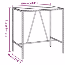 VidaXL 362588 outdoor table - Additional view 6
