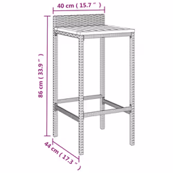 VidaXL 362604 bar stool - Additional view 8