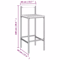 VidaXL 362606 bar stool - Additional view 8