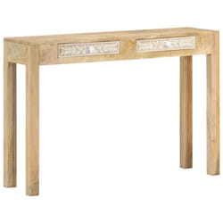 vidaXL Console Table Side Table Sofa Table Hall Table Solid Rough Wood Mango