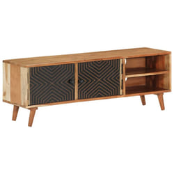 vidaXL TV Cabinet TV Stand Sideboard Media Console TV Unit Solid Wood Acacia