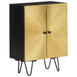 vidaXL Sideboard Wooden Storage Cabinet Cupboard Side Cabinet Solid Wood Mango