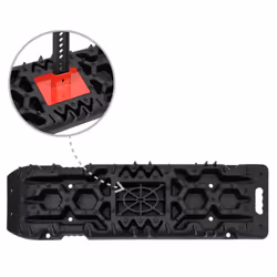 vidaXL 2x Traction Boards 107x31x7 cm Nylon Traction Mat Board Multi Colours - black - Additional view 5