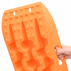 vidaXL 2x Traction Boards 106x30.5x7 cm Nylon Snow Mat Board Multi Colours - orange - Additional view 6