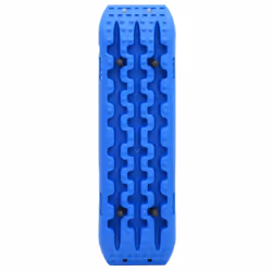 vidaXL 2x Traction Boards 106x30.5x7 cm Nylon Snow Mat Board Multi Colours - blue