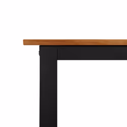 vidaXL Garden Table Dining Coffee Table with U-shaped Legs Solid Wood Acacia - Additional view 2