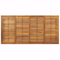 vidaXL Garden Table Dining Coffee Table with U-shaped Legs Solid Wood Acacia - Additional view 6