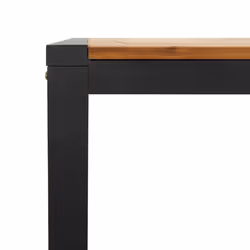 vidaXL Garden Table Dining Coffee Table with U-shaped Legs Solid Wood Acacia - 200 x 90 x 75 cm - Additional view 6